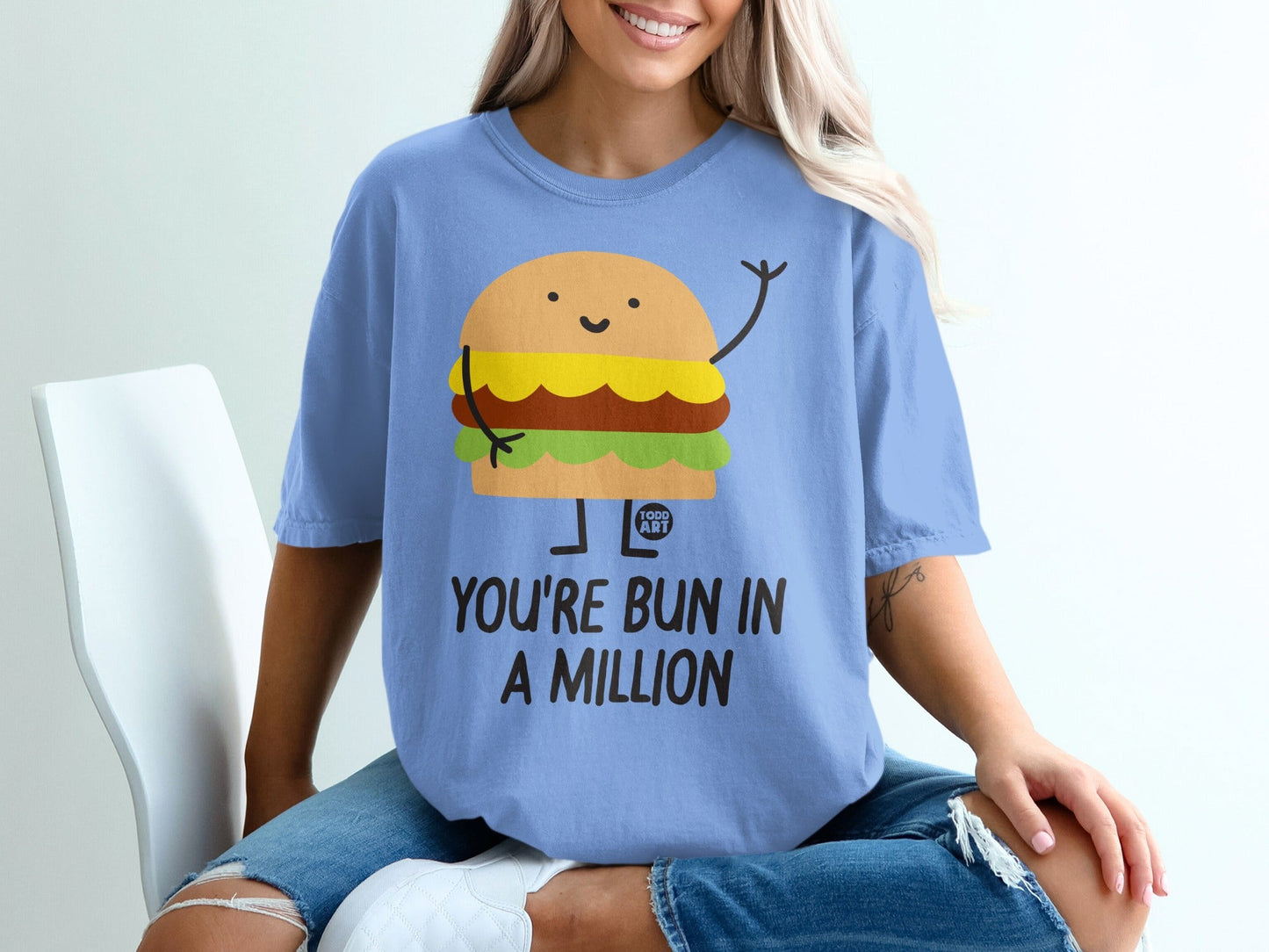 You're Bun In A Million Graphic Print Shirt