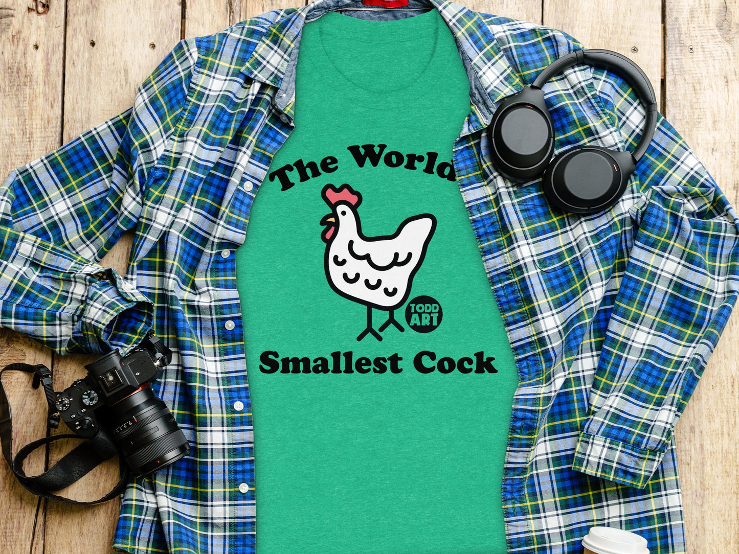 The World's Smallest Cock Fun T-Shirt for Chicken Lovers