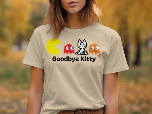 Goodbye Kitty Graphic Tee Fun Statement Top