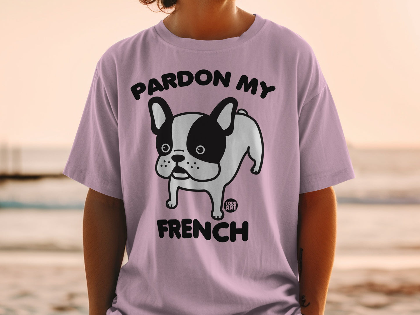 Funny Pardon My French Bulldog Graphic T-shirt