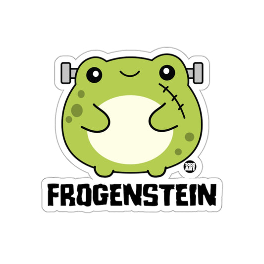 Frog Monster Cartoon Character Sticker