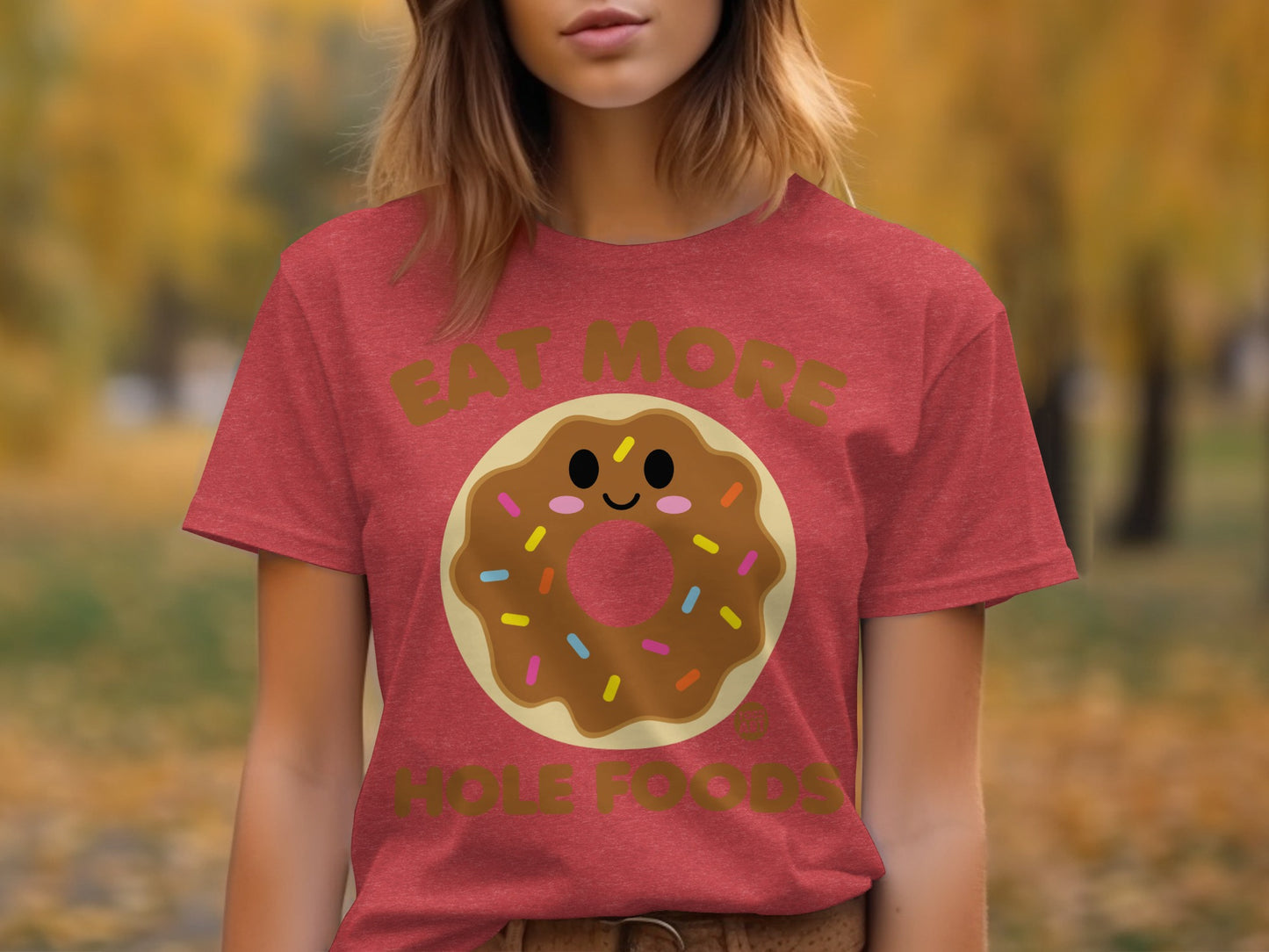 Eat More Hole Foods Cute Donut Graphic Shirt