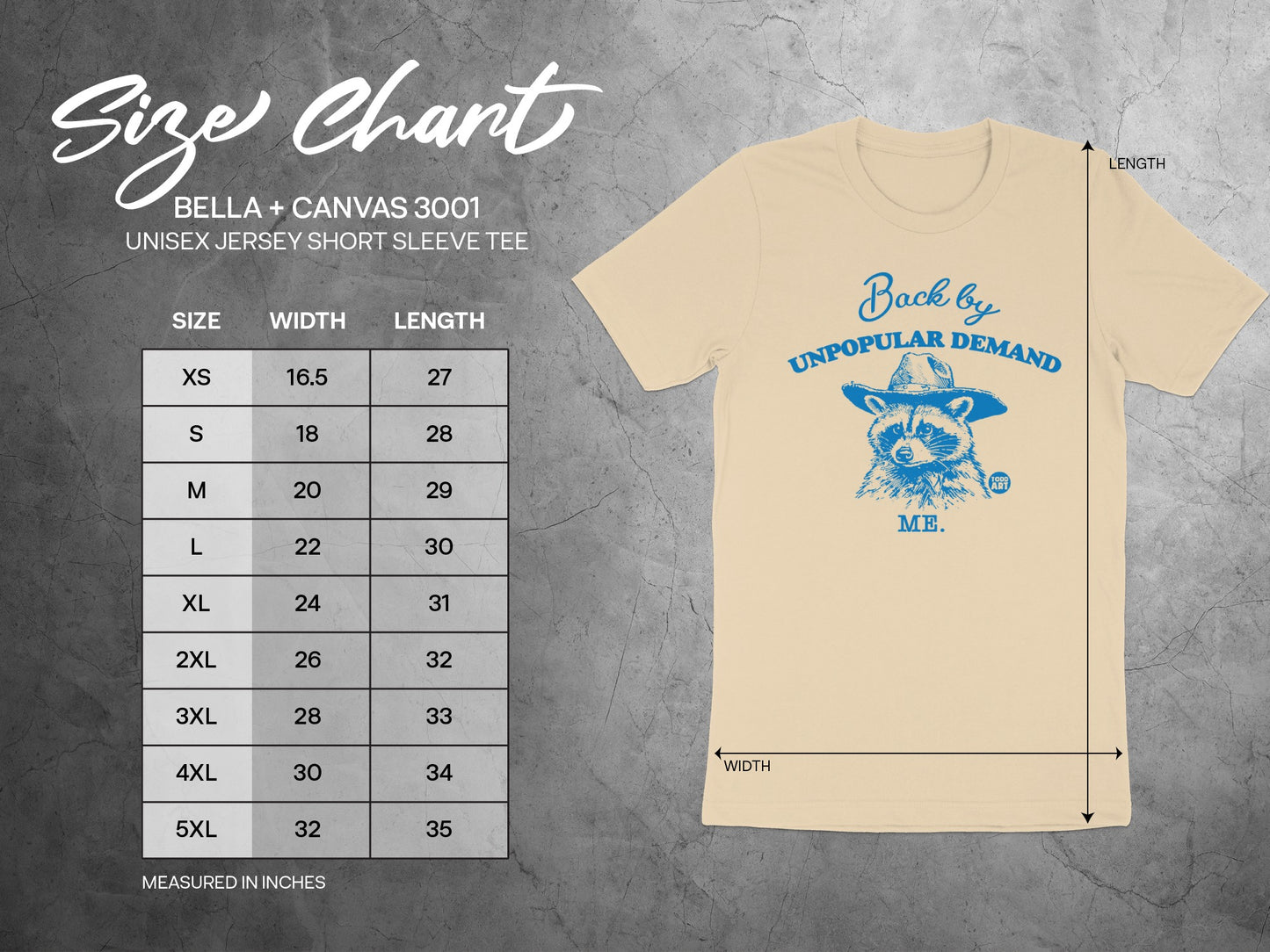 Back by Unpopular Demand ME Graphic Tee