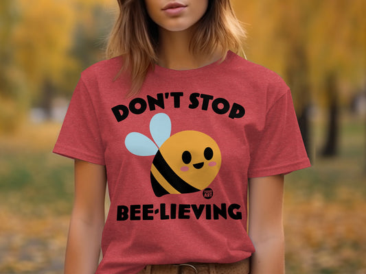Adorable Don't Stop Bee-lieving Graphic Tee