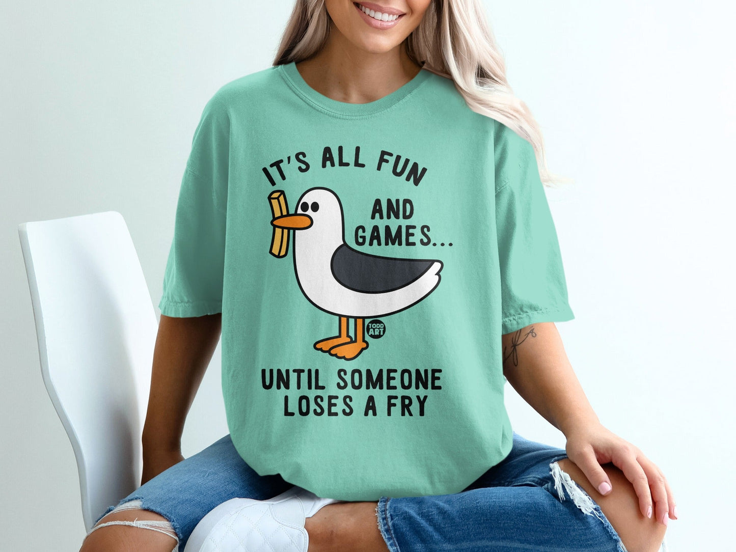 It's All Fun and Games Until Someone Loses a Fry Shirt