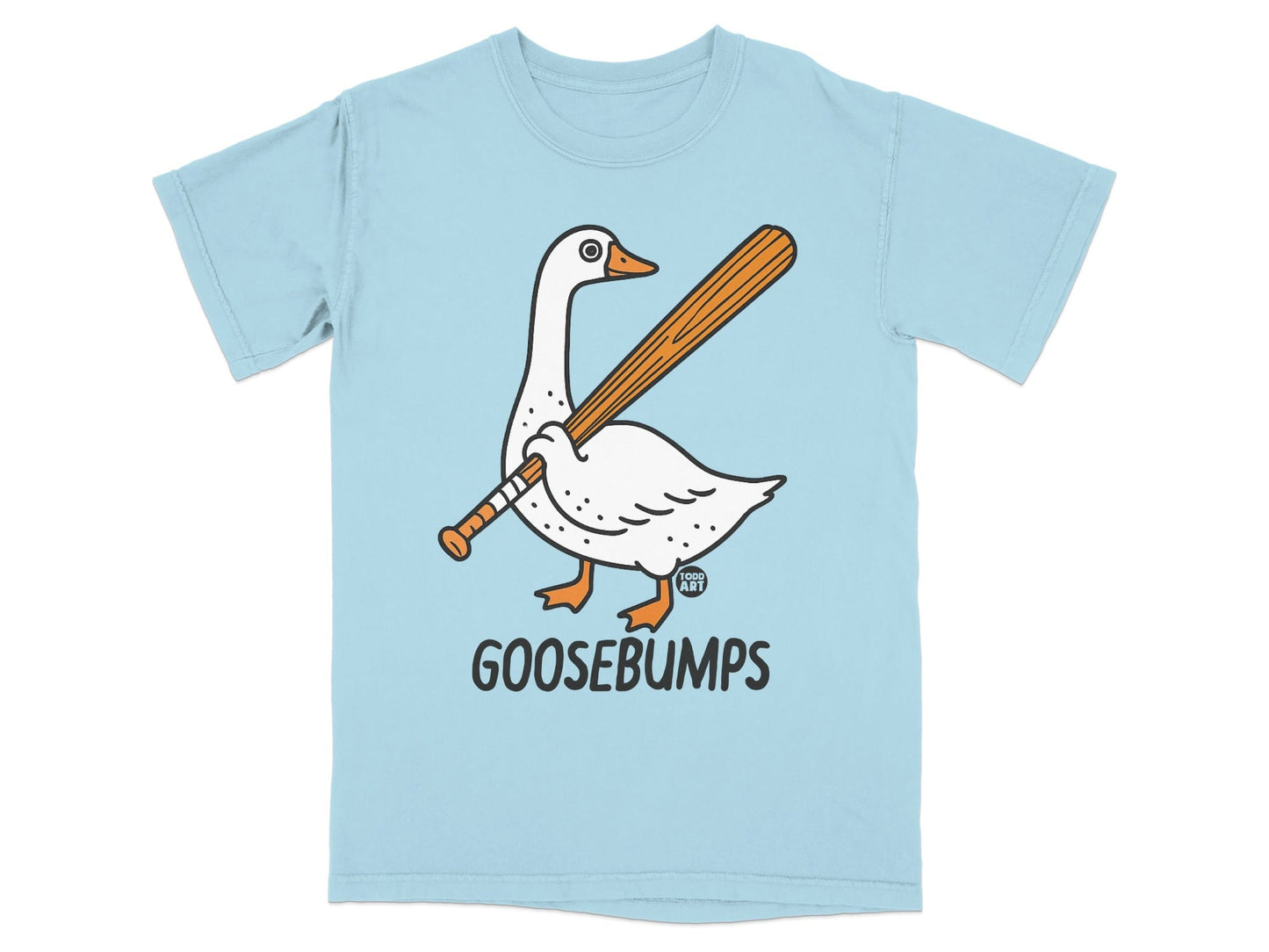 Goosebumps Duck with Bat Graphic T-shirt