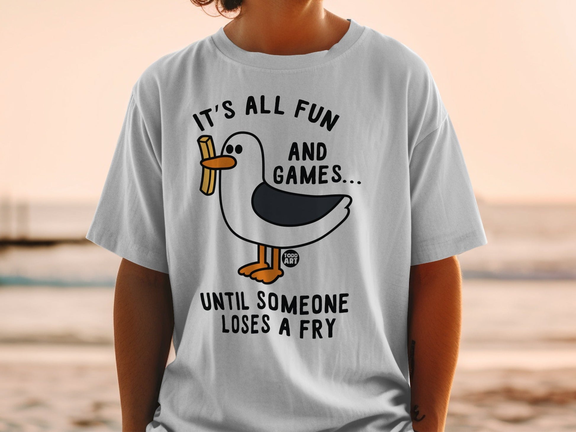 It's All Fun and Games Until Someone Loses a Fry Shirt