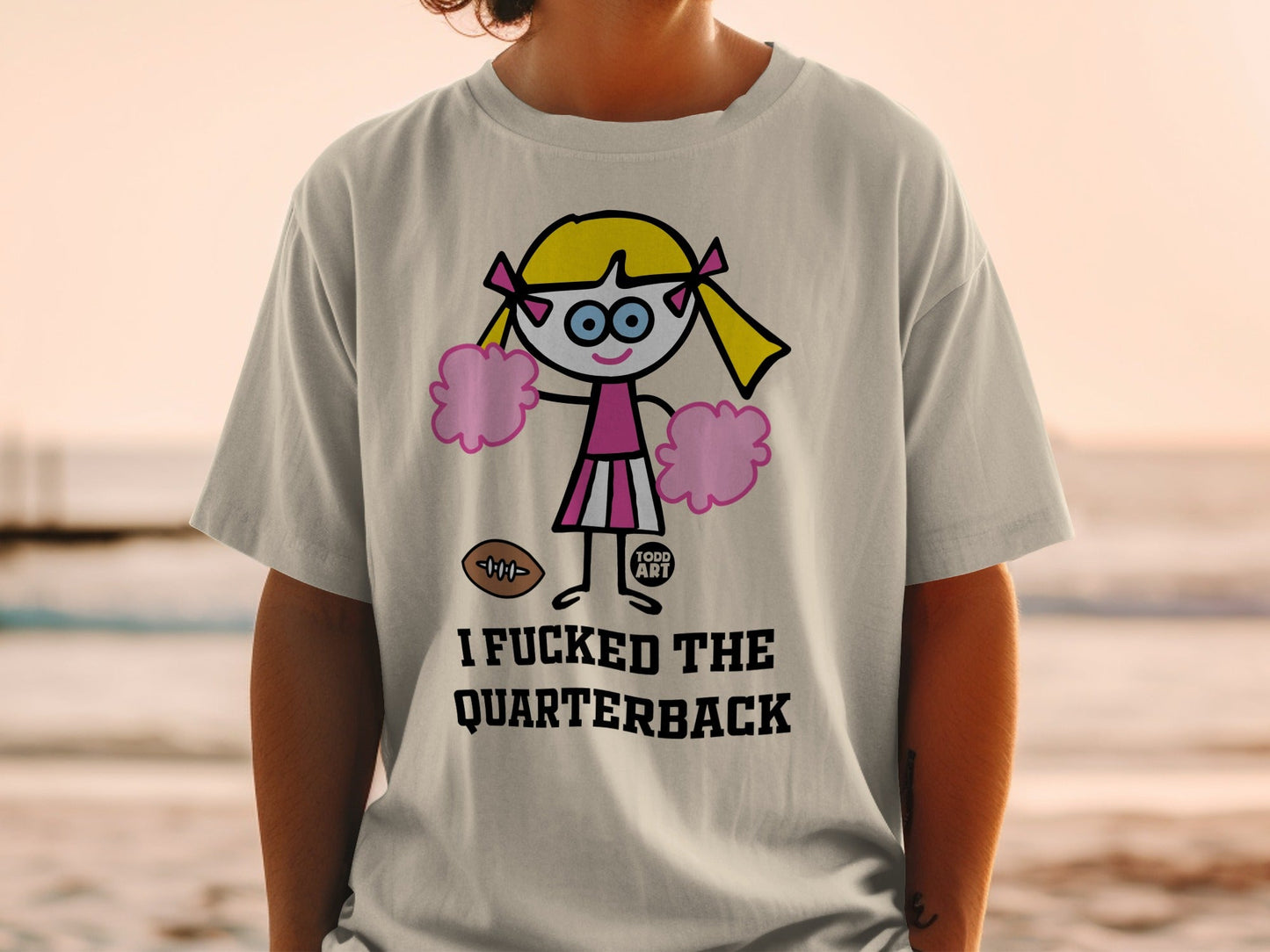 Funny Cheerleader Saying Graphic Tee for Adults