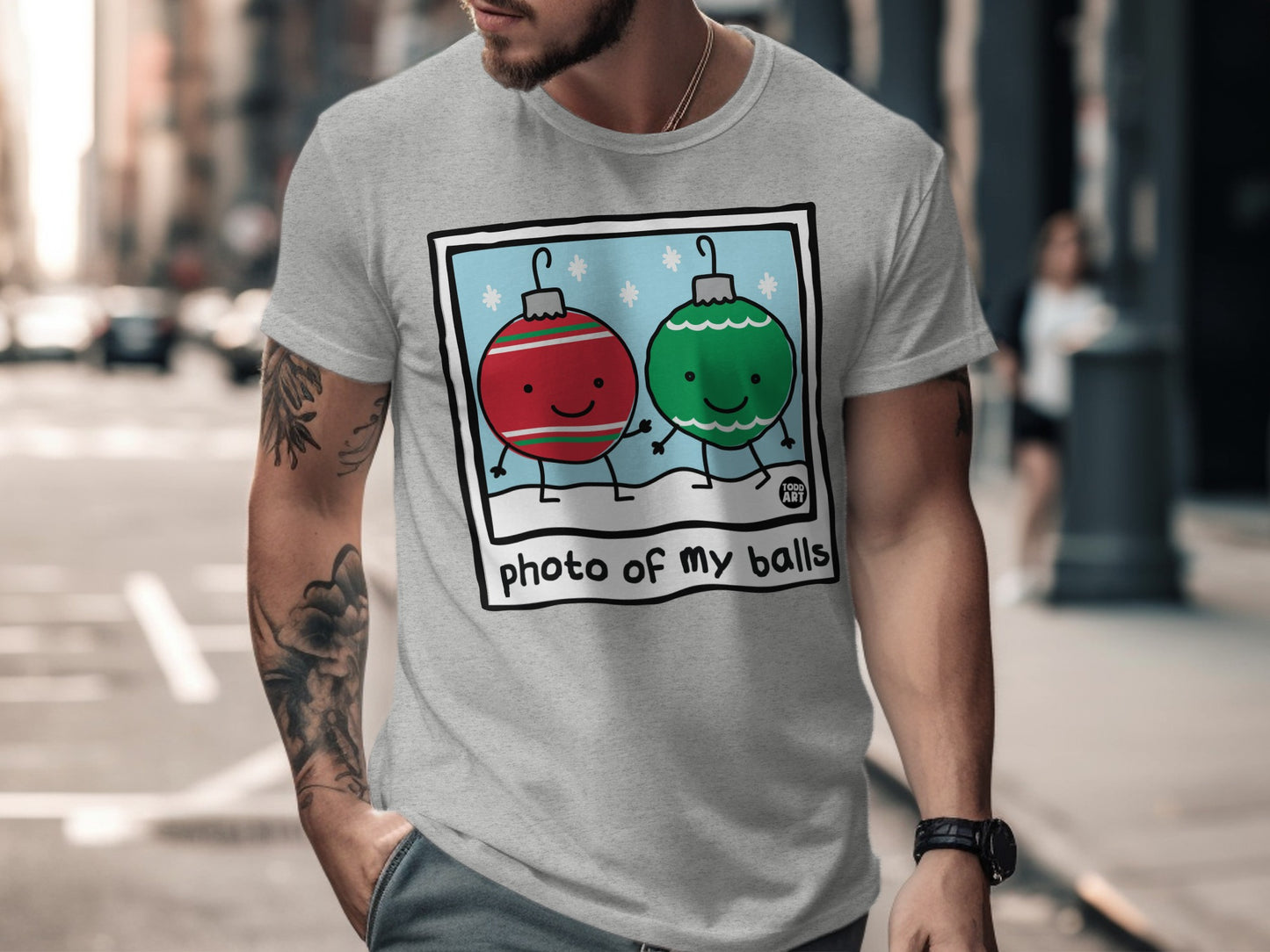 Funny Holiday Ornaments Graphic Shirt Festive Tee