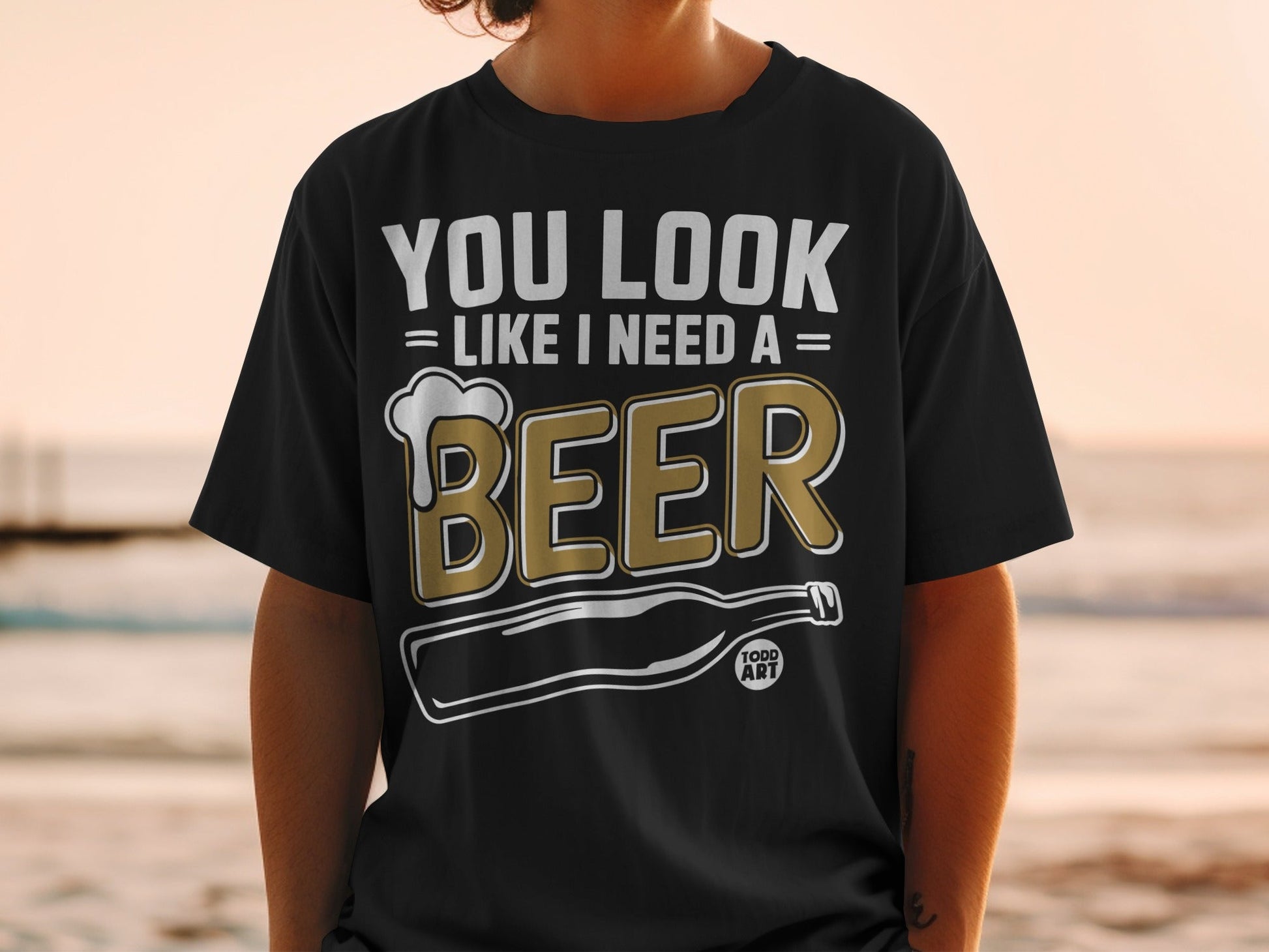 You Look Like I Need A Beer Graphic Tee Graphic Tee