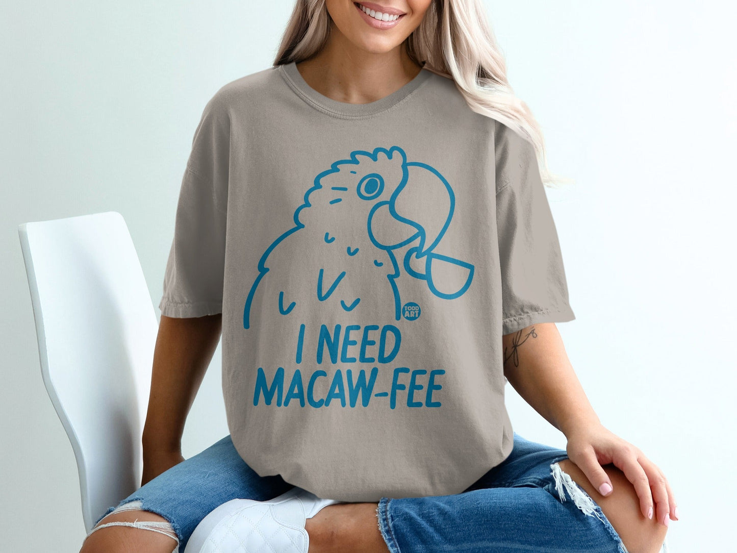I Need Macaw-Fee Funny Graphic Tee Shirt