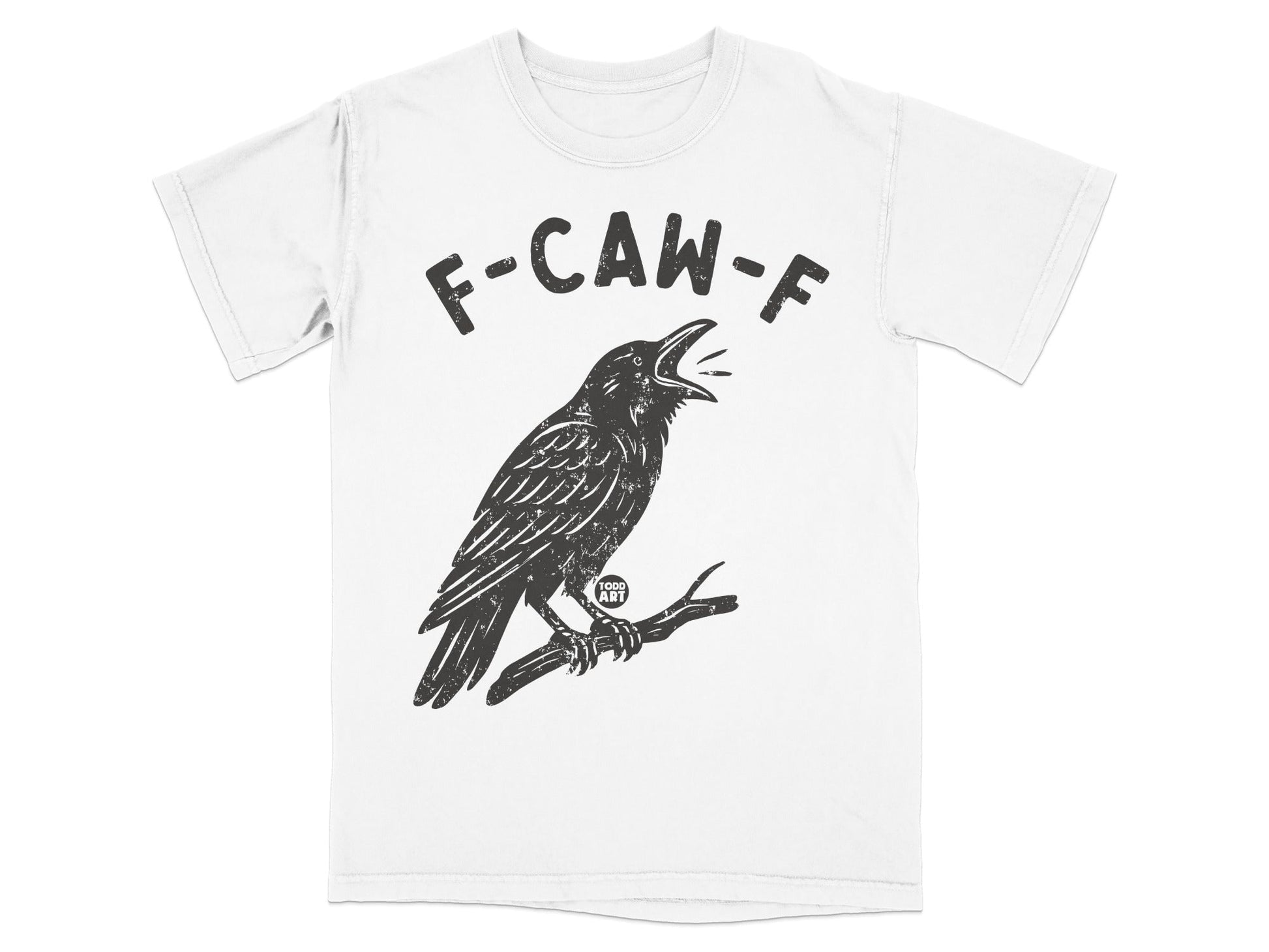 F-CAW-F Black Crow Illustration T-shirt