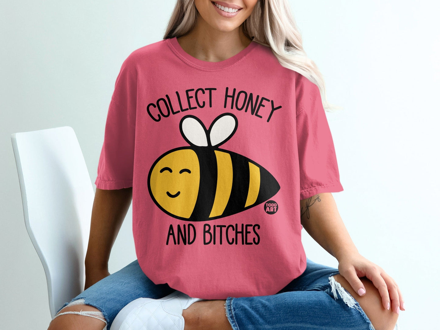 Collect Honey and Bitches Graphic Tee