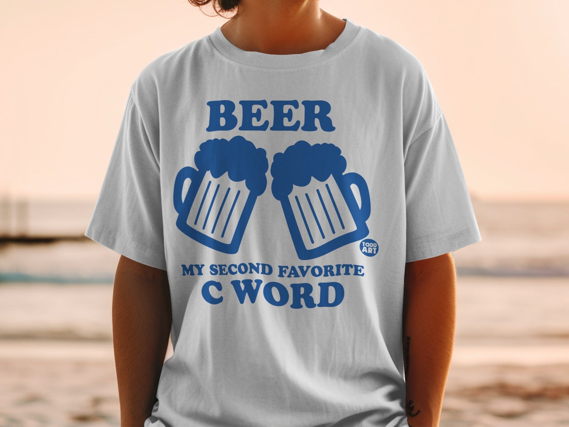 BEER My Second Favorite C Word Graphic Tee