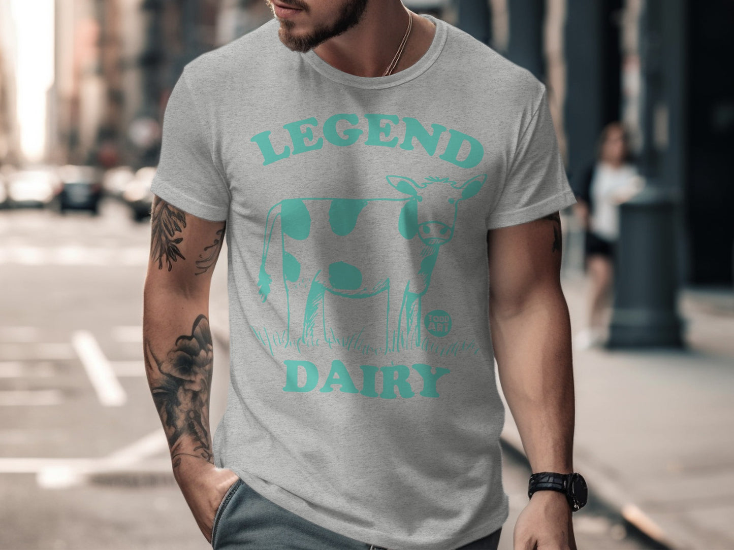 LEGEND DAIRY Graphic Tee for Urban Trendsetters