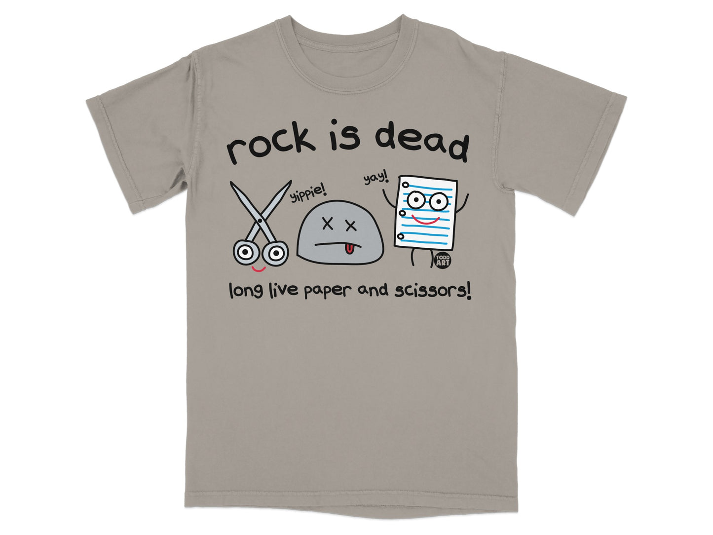 Rock is Dead Long Live Paper and Scissors Fun product type