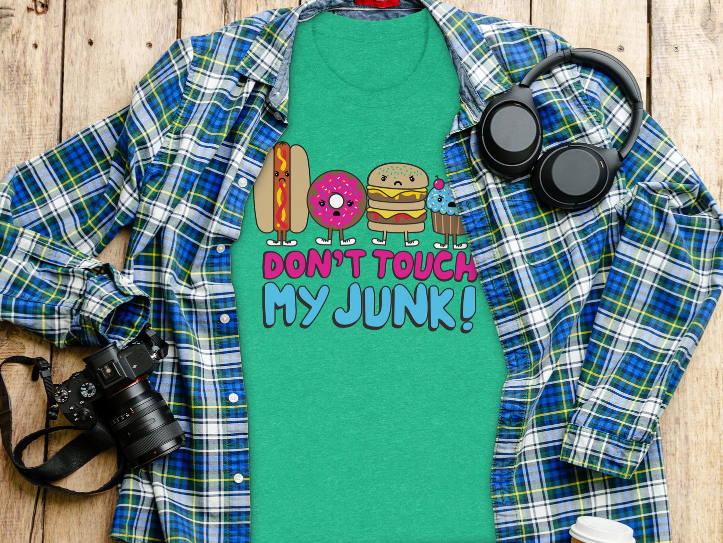 Don't Touch My Junk Graphic Tee Fun Design
