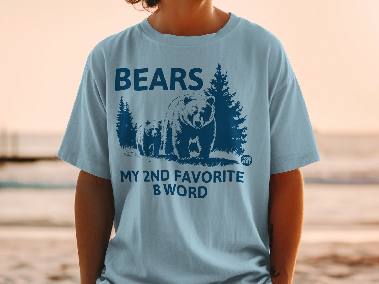 Bears My 2nd Favorite B Word Graphic T-Shirt