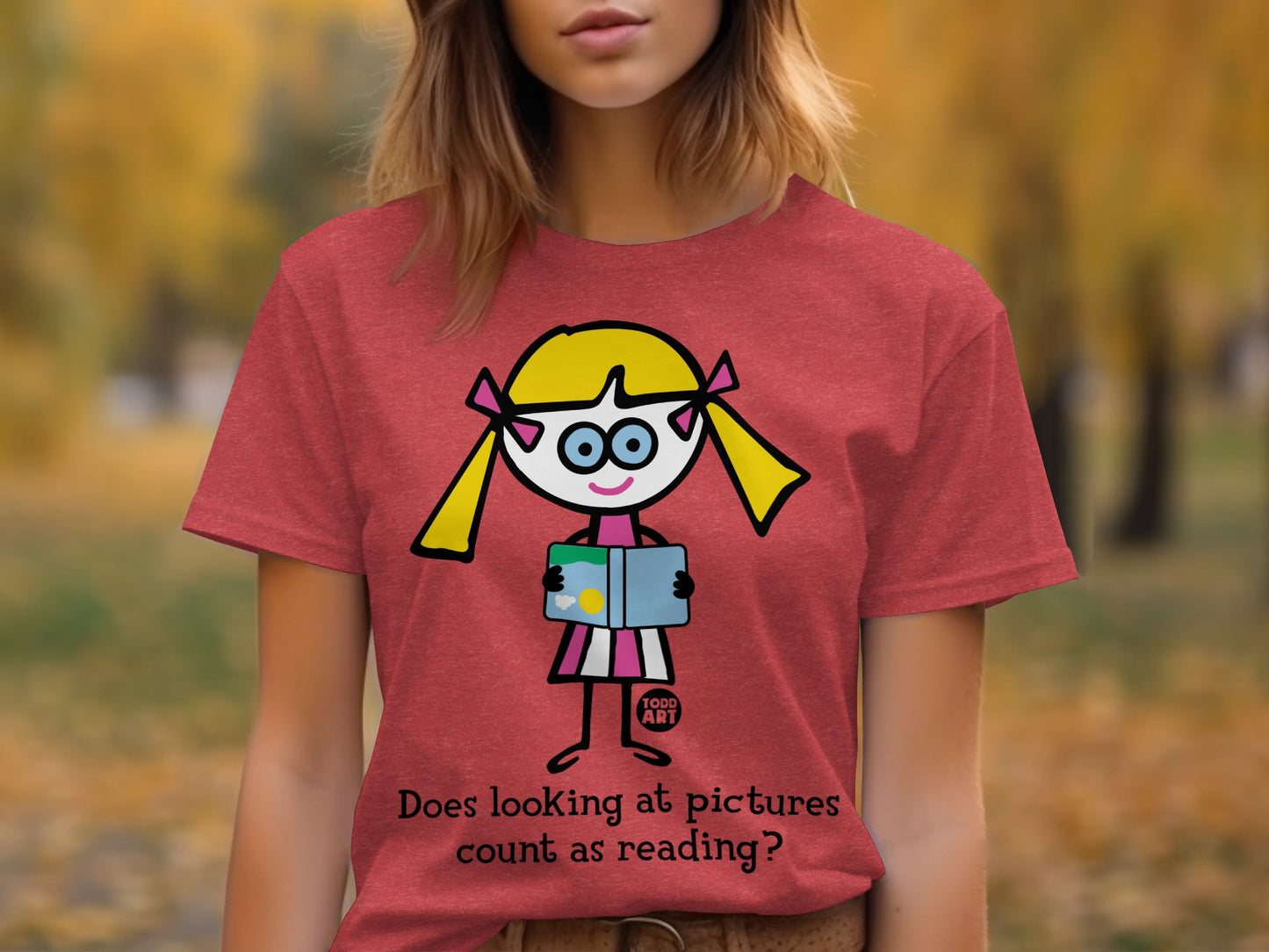 Does Looking at Pictures Count as Reading Shirt