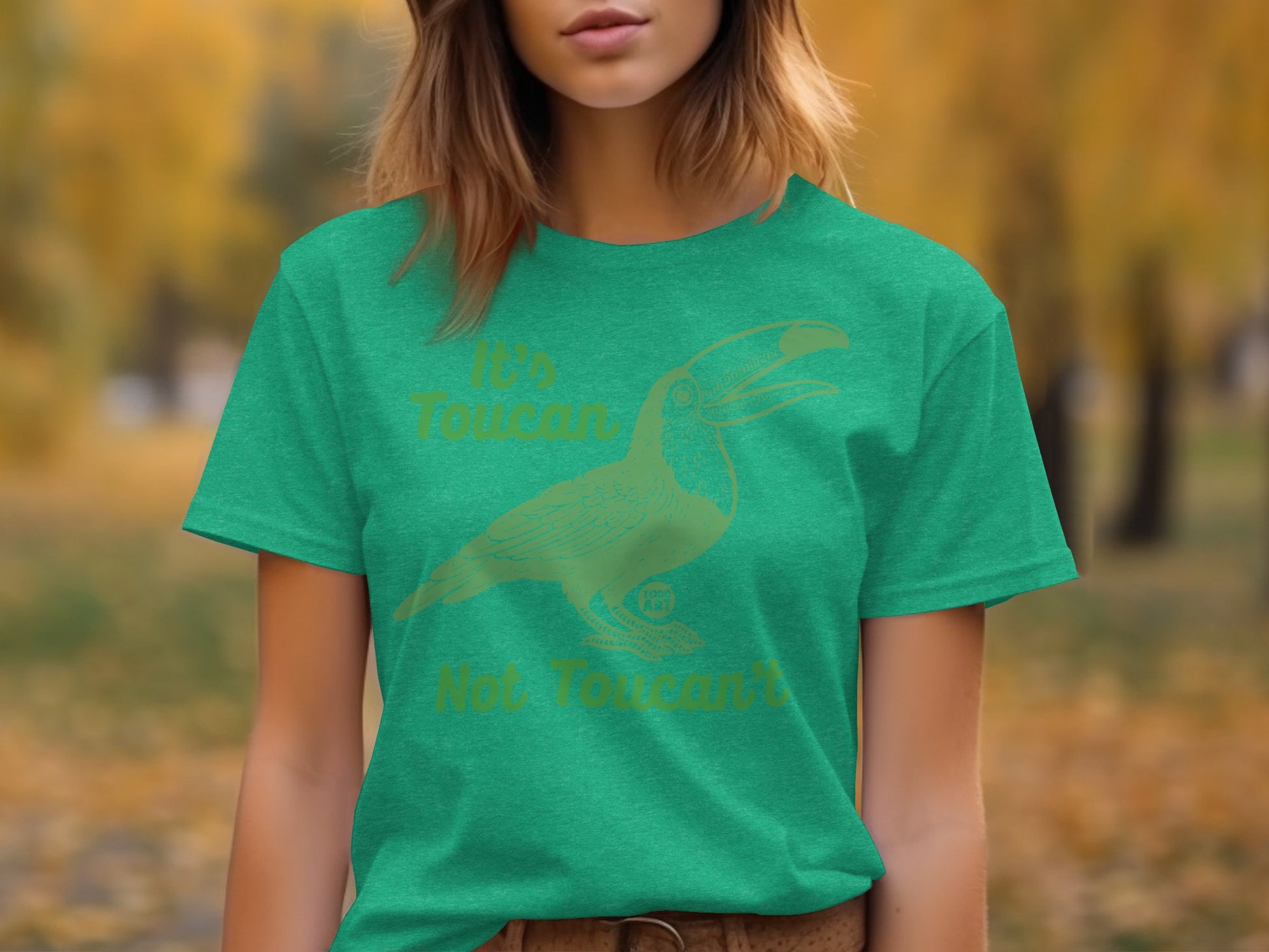 It's Toucan Not Toucan't Green Toucan T-Shirt