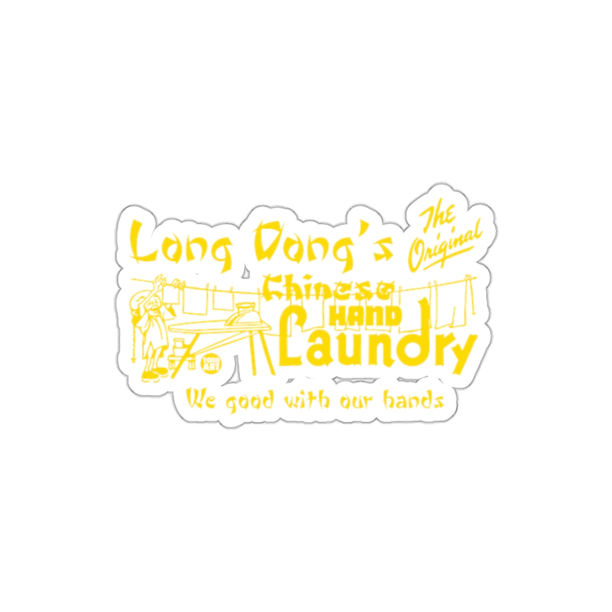 Long Dongs The Original Chinese Hand Laundry sticker
