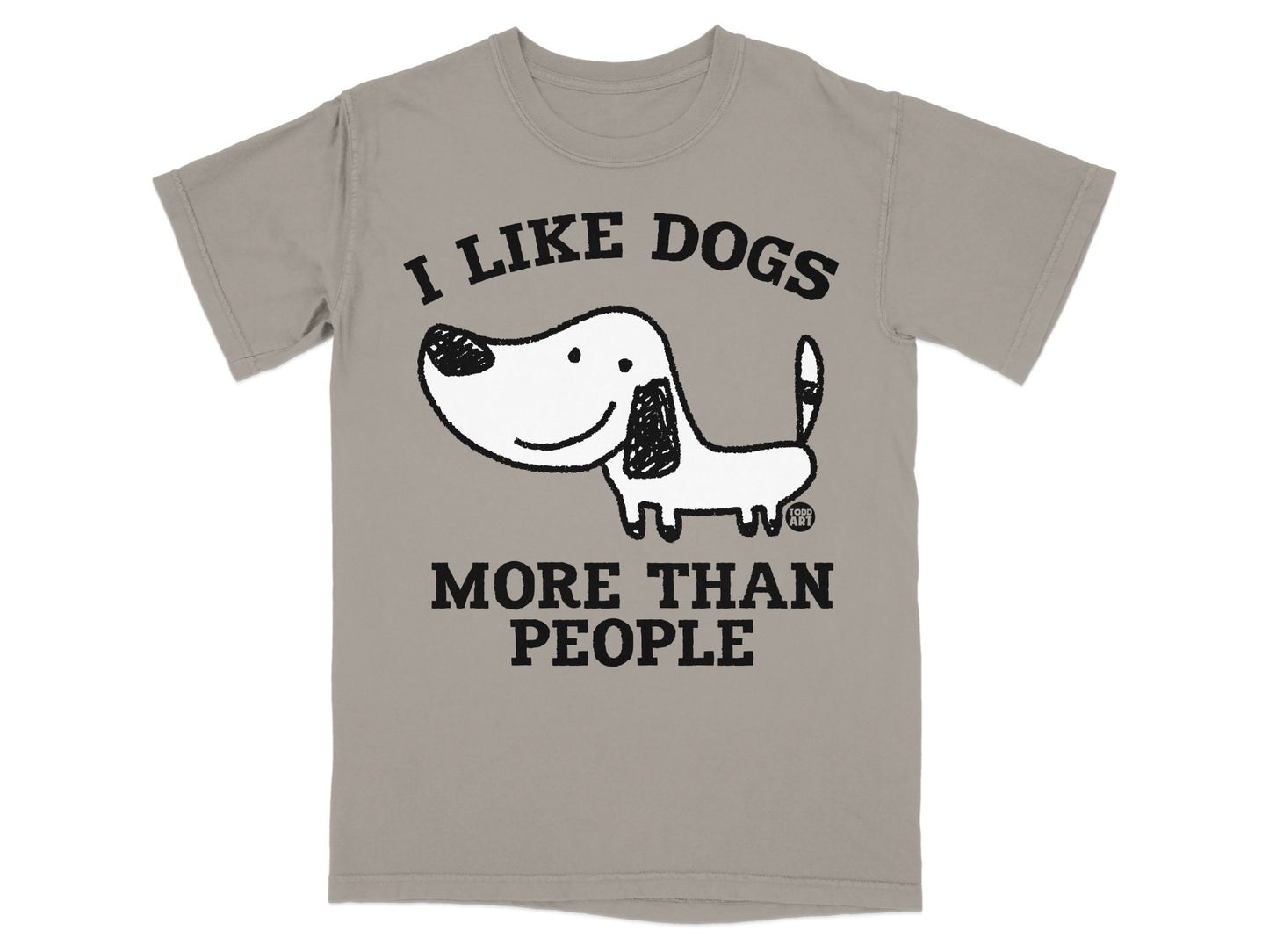I Like Dogs More Than People Graphic T-Shirt