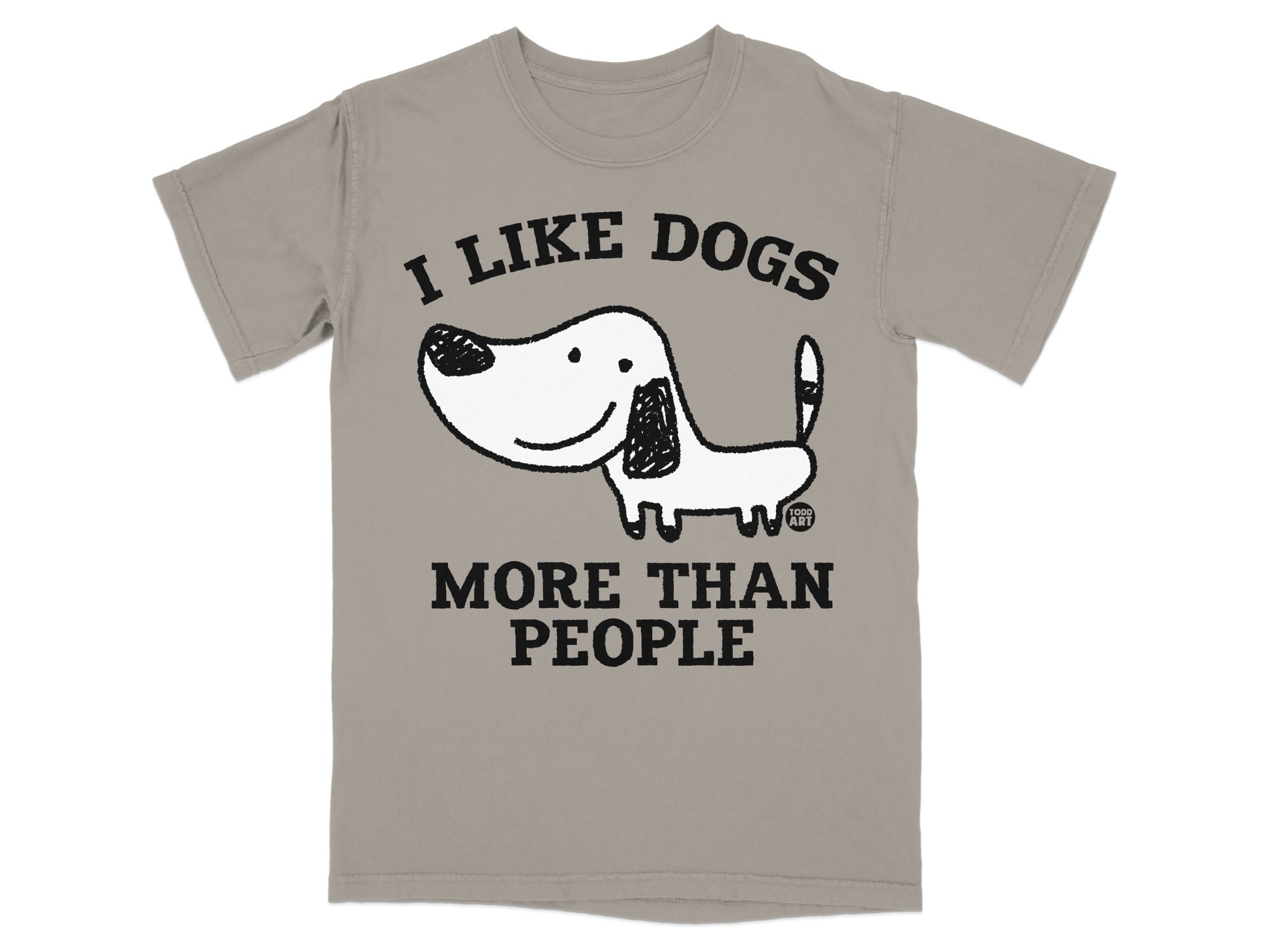 I Like Dogs More Than People Graphic T-Shirt