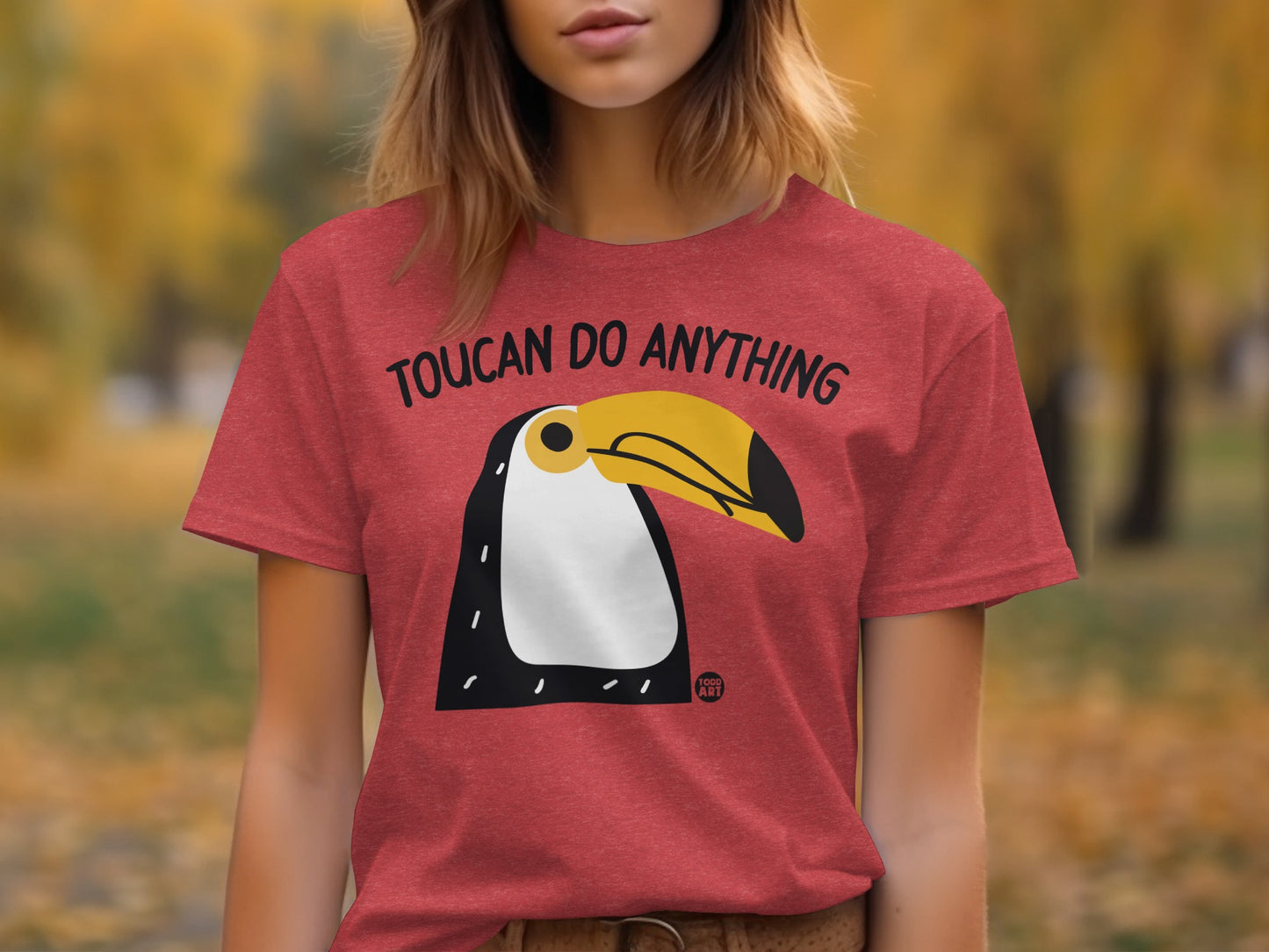 Toucan Do Anything Graphic Tee Fun Animal Shirt
