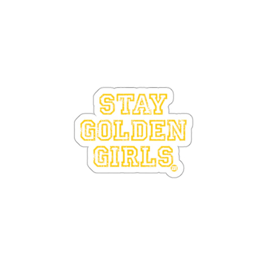 Stay Golden Girls Text Design Sticker
