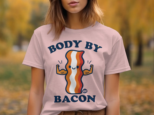 Body By Bacon Graphic Novelty Tee Shirt