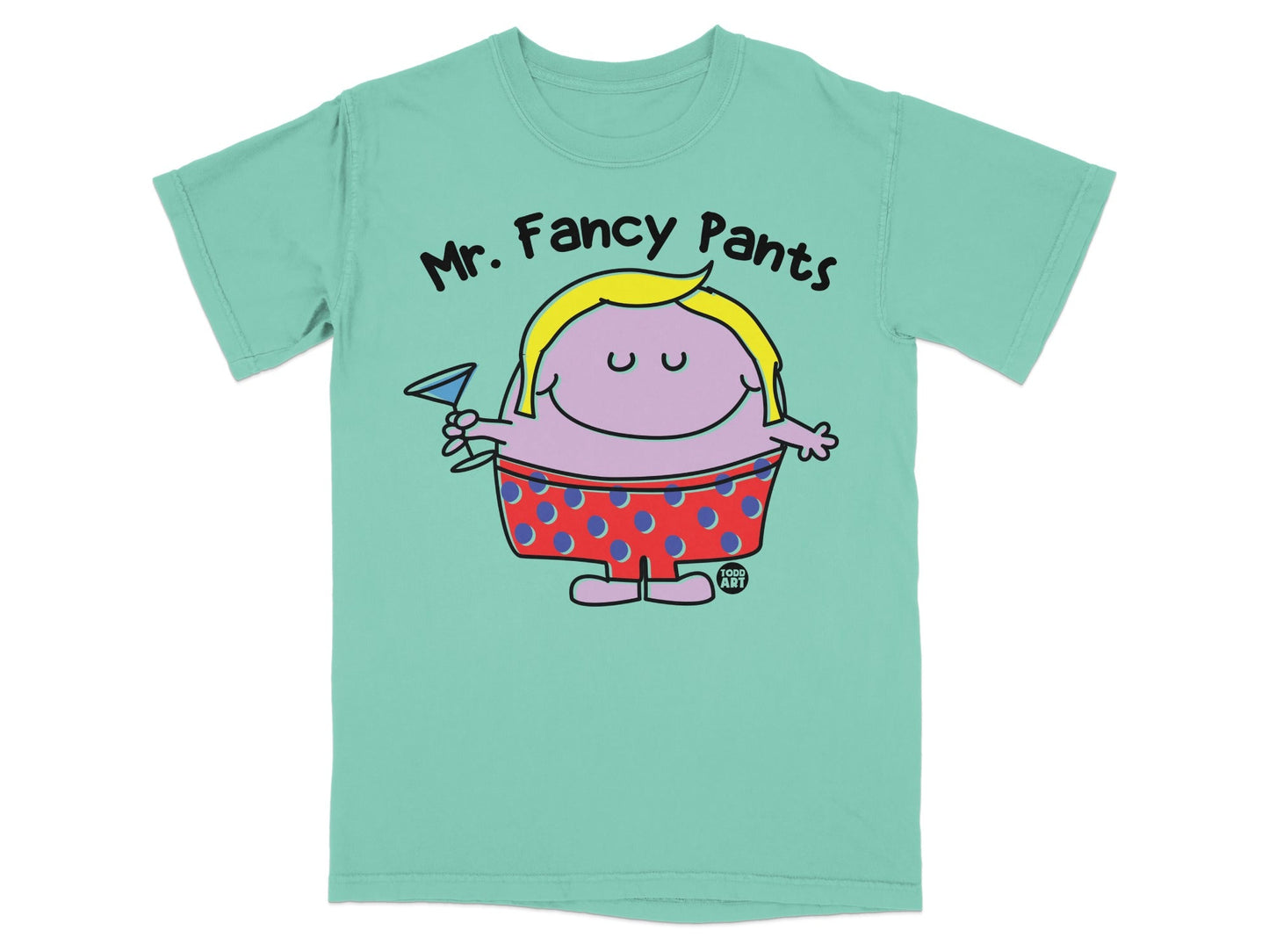 Mr. Fancy Pants Cartoon Character Graphic Tee Product