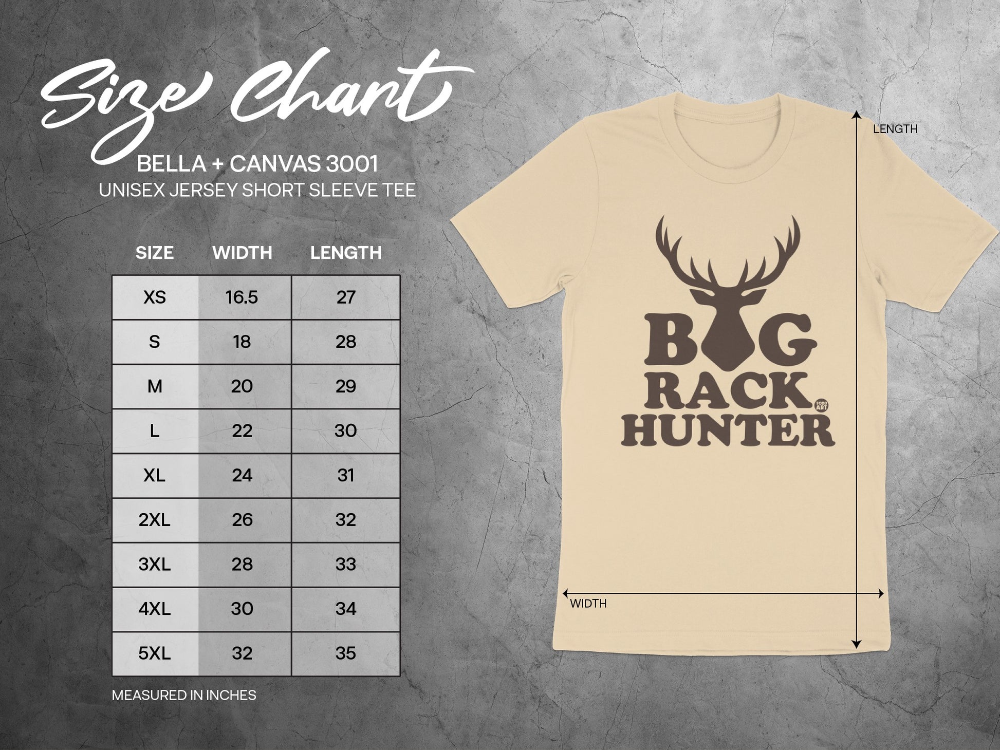 Big Rack Hunter Graphic Unisex Short Sleeve Tee