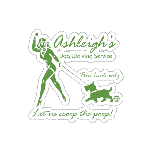 Ashleigh's Dog Walking Service with Pure Breeds sticker