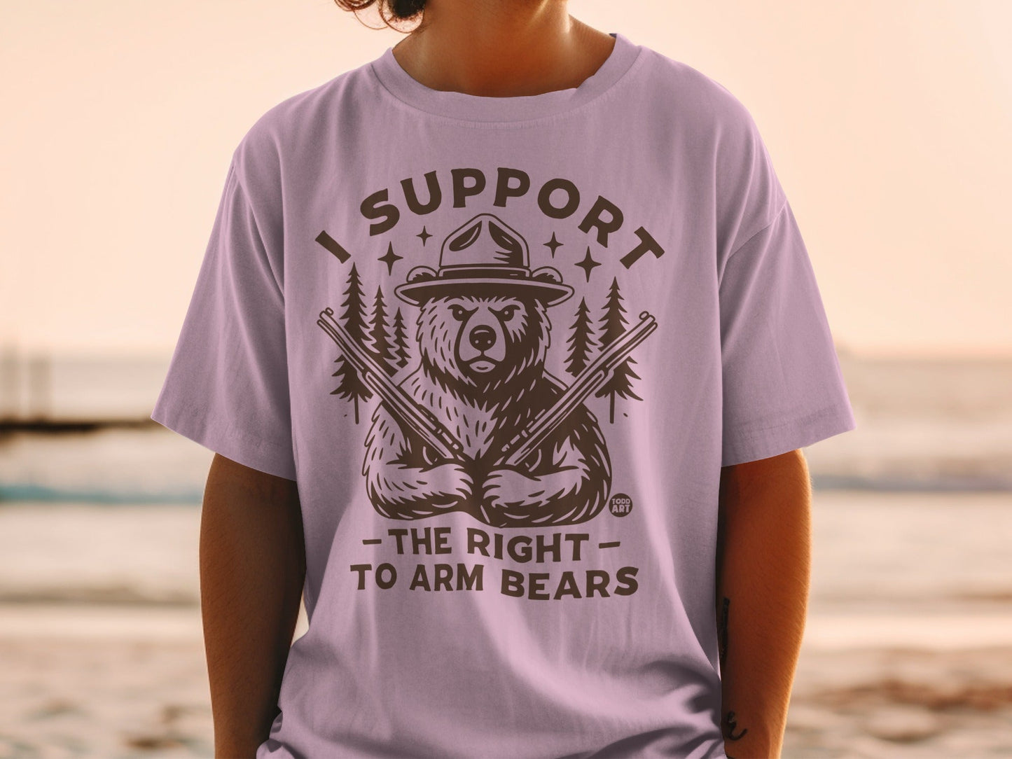 I Support The Right To Arm Bears Graphic T-Shirt