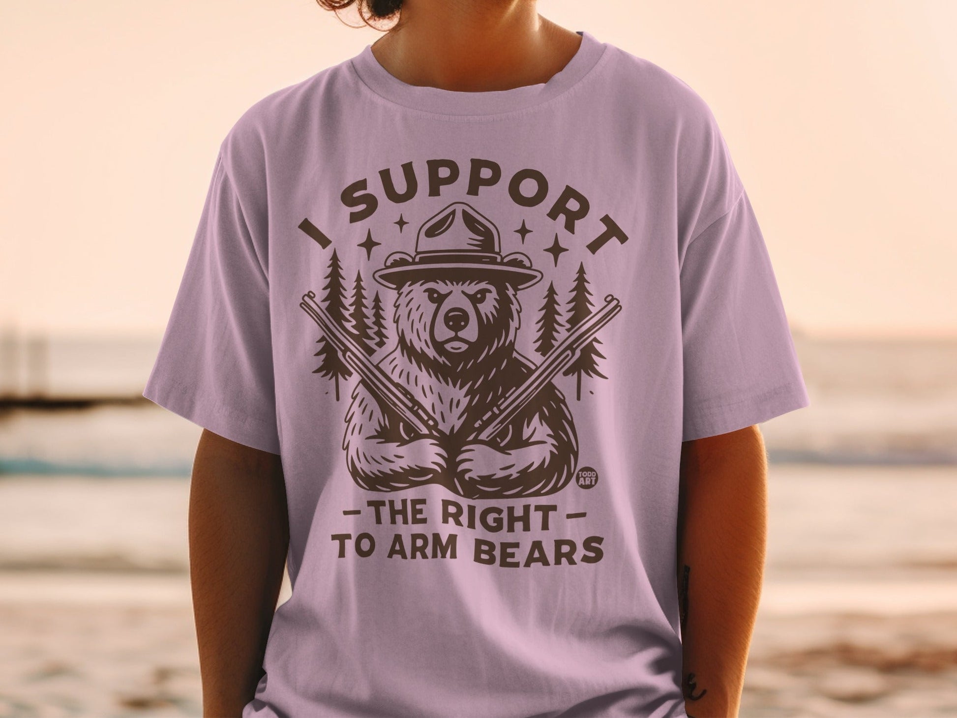 I Support The Right To Arm Bears Graphic T-Shirt