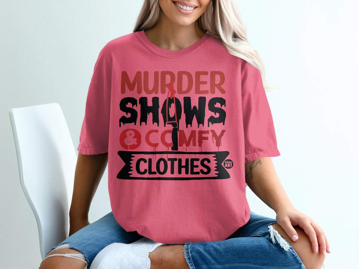 MURDER SHOWS & COMFY CLOTHES Horror Fan Gift product type