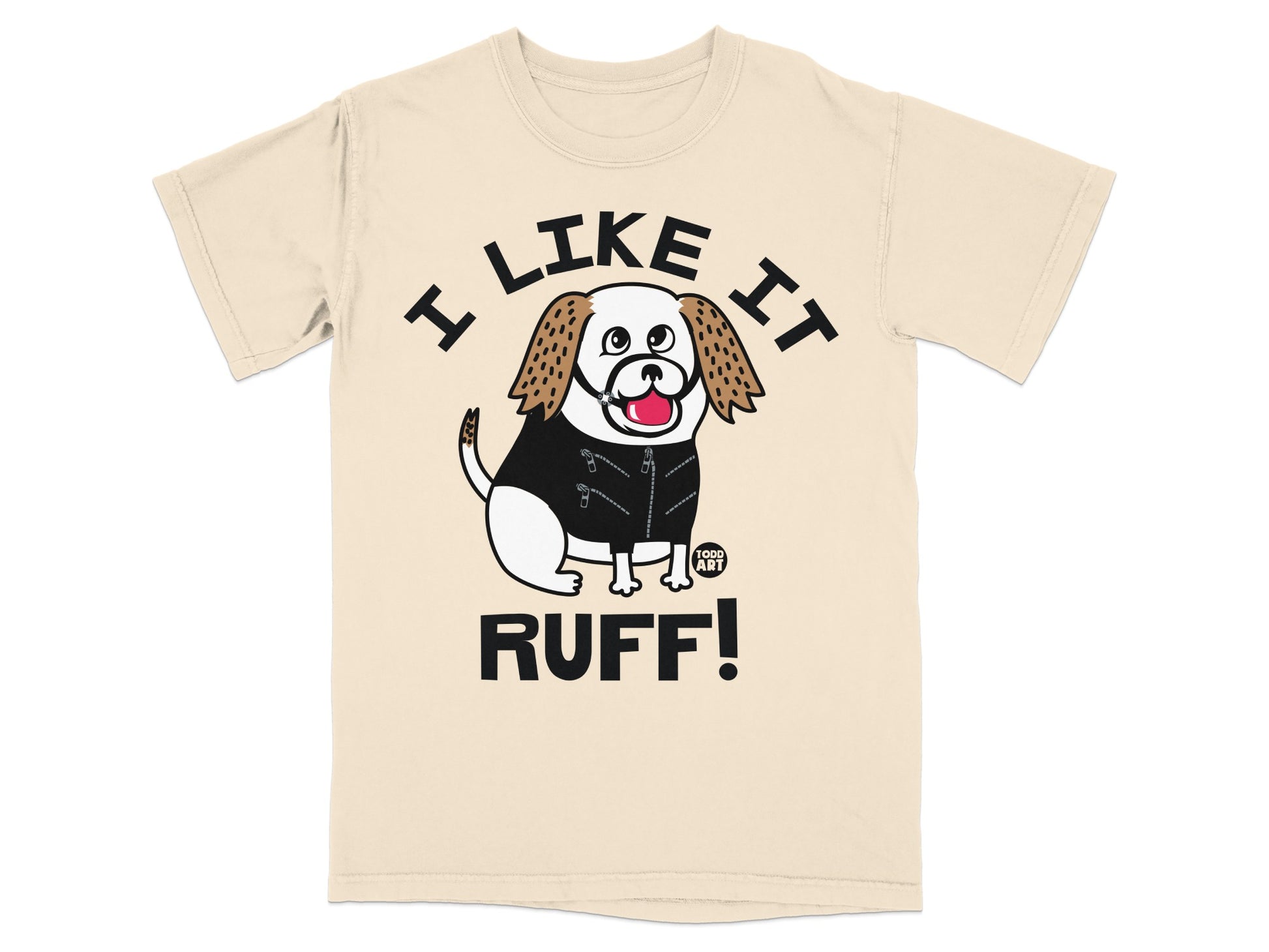 I Like It Ruff Funny Dog Graphic T-Shirt Product