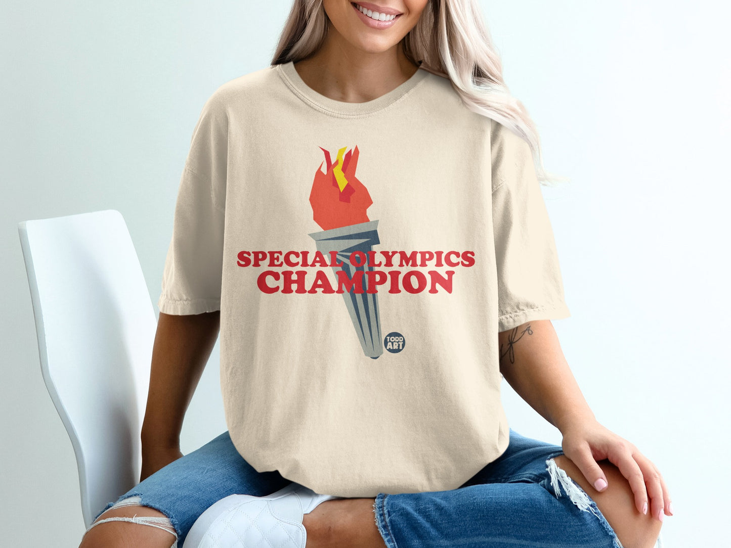 Special Olympics Champion Torch Todd Art product type
