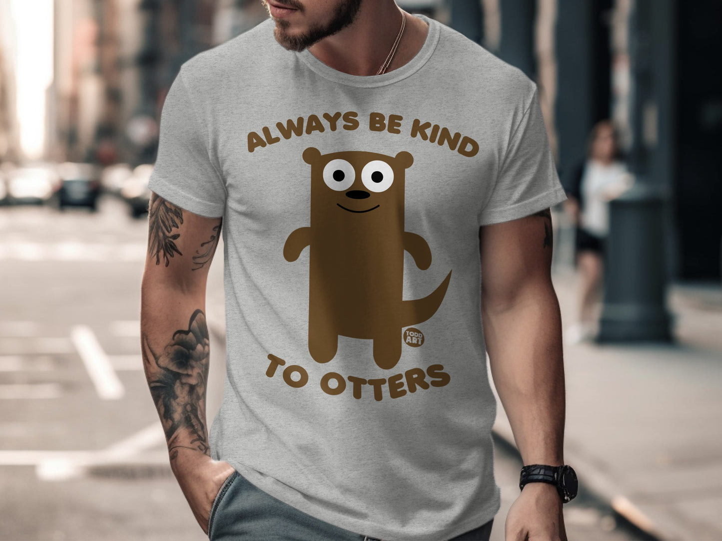 Always Be Kind To Otters Graphic T-Shirt