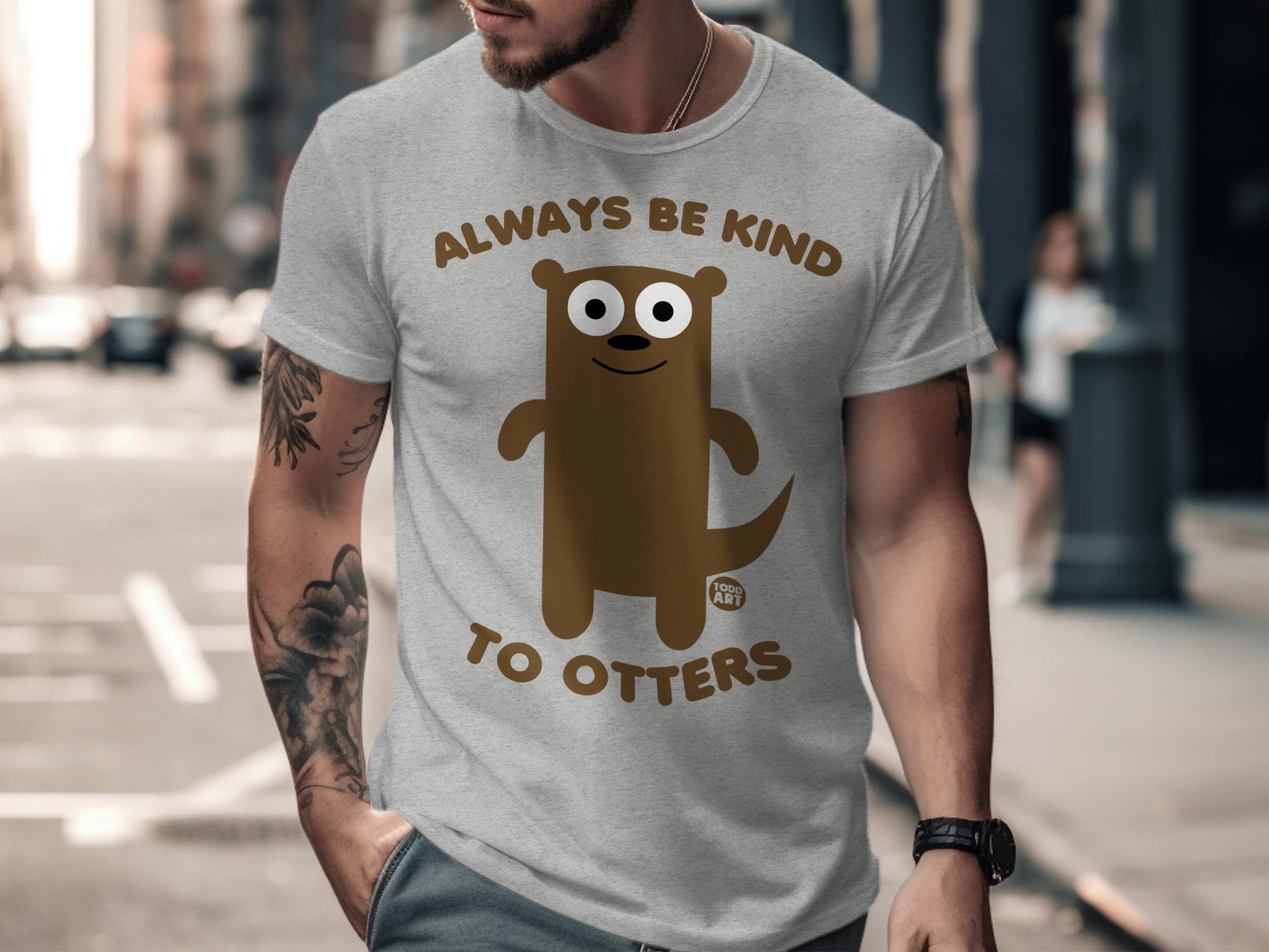 Always Be Kind To Otters Graphic T-Shirt