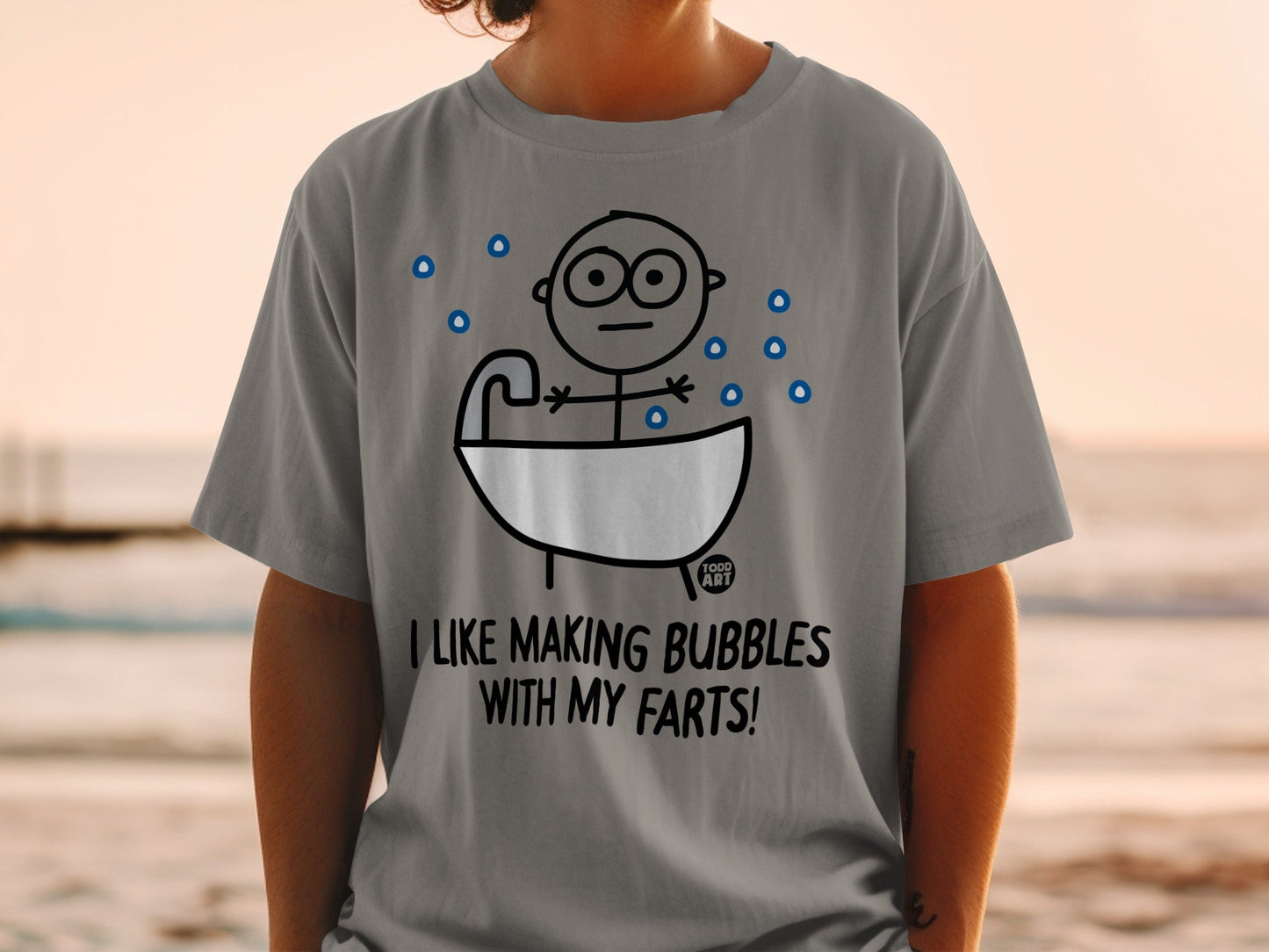 I Like Making Bubbles With My Farts Humorous Shirt