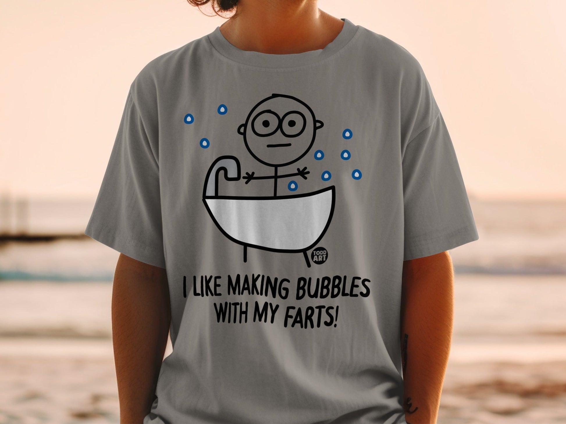 I Like Making Bubbles With My Farts Humorous Shirt