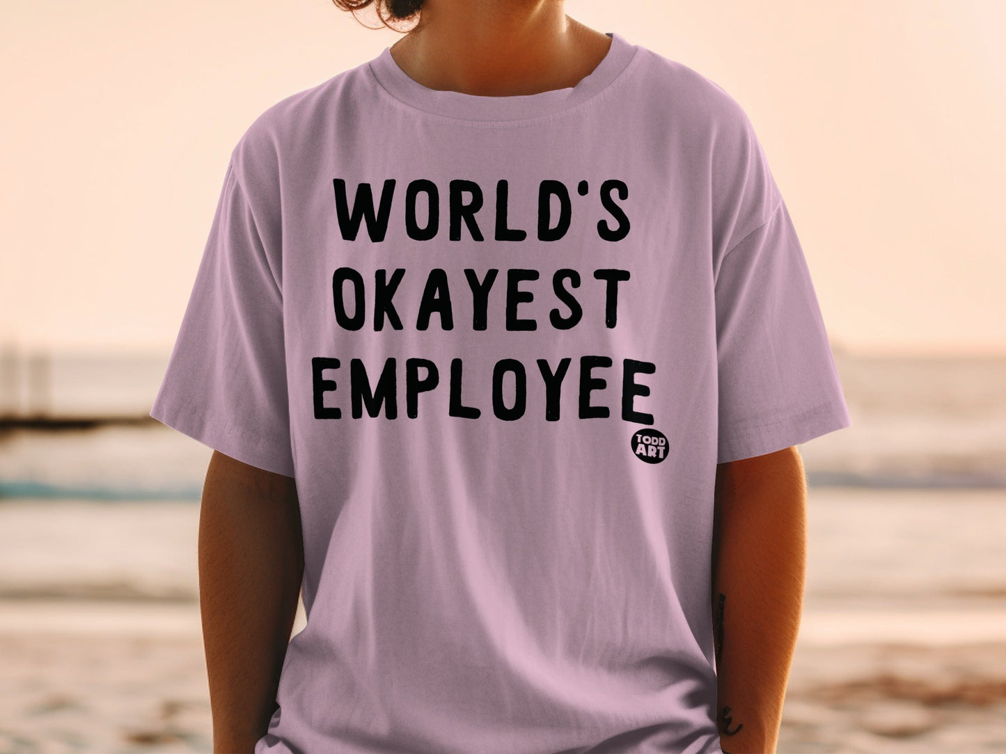 World's Okayest Employee Graphic T-Shirt