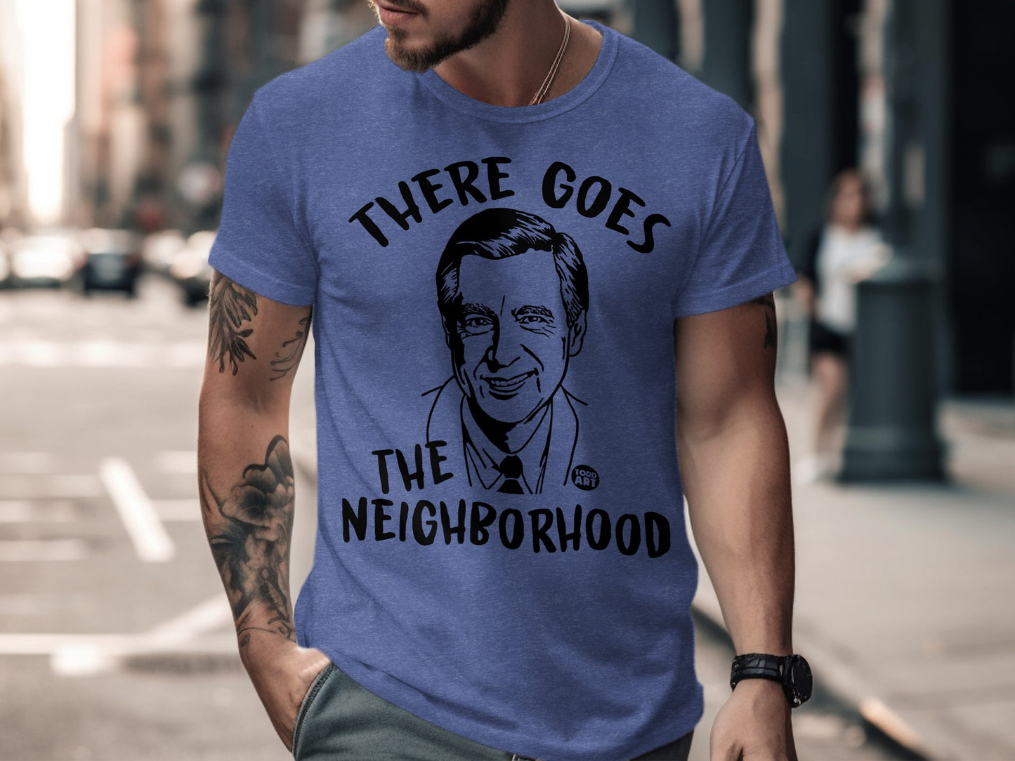 There Goes The Neighborhood Printed T-Shirt