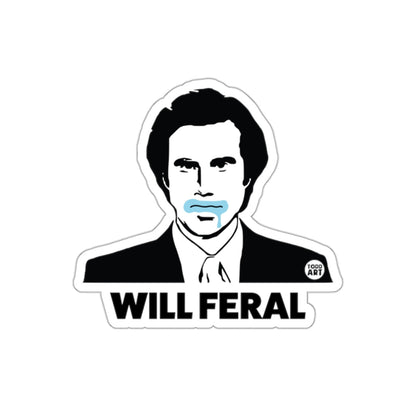 Will Feral Design with Blue Liquid sticker