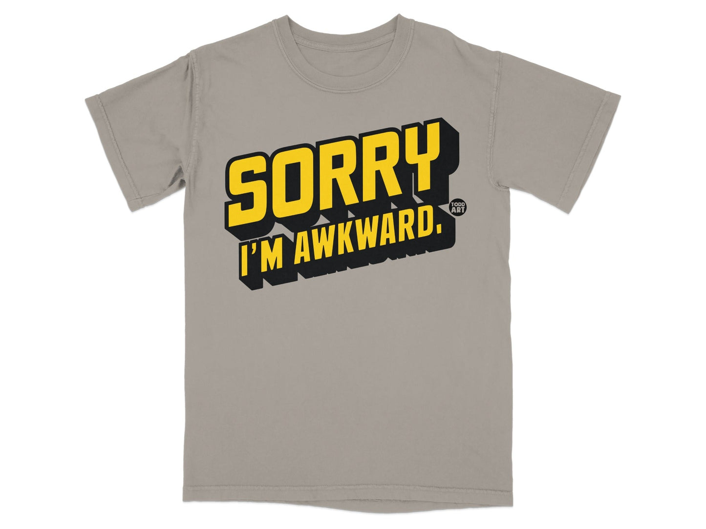 Sorry I'm Awkward Bold Statement T-Shirt