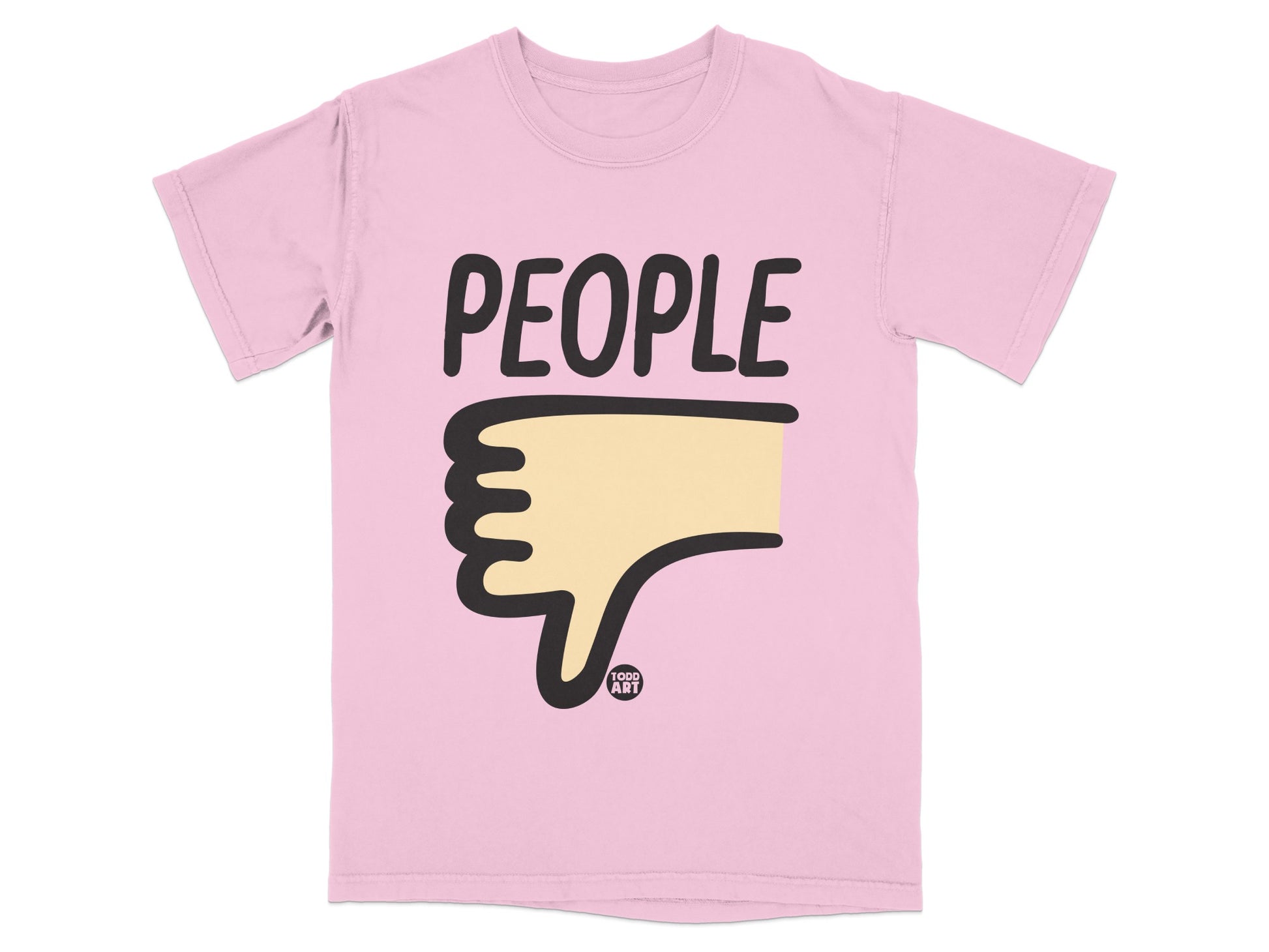 PEOPLE Thumbs Gesture Pink Todd Art product type