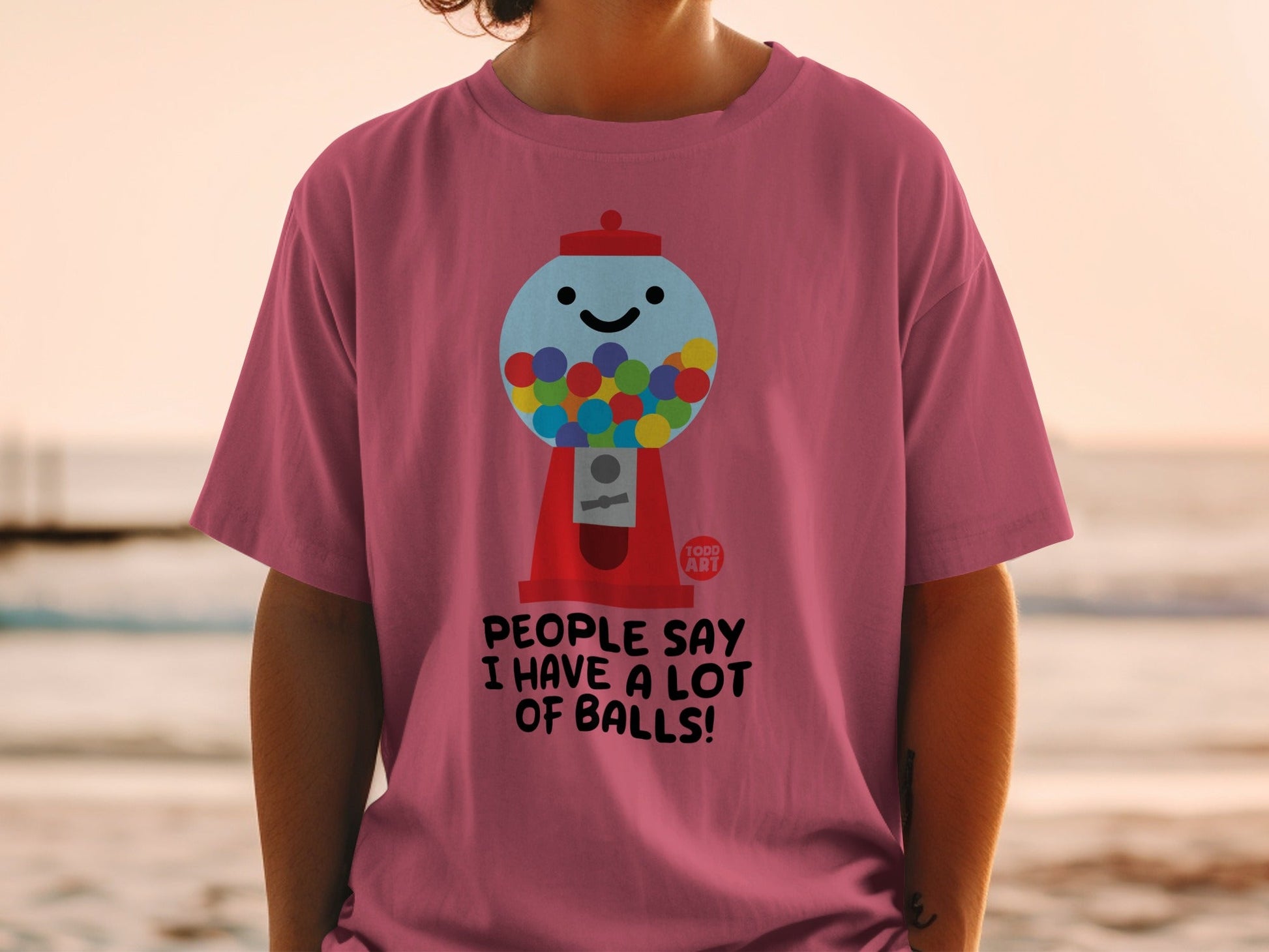 Funny Gumball Machine Graphic Saying Shirt