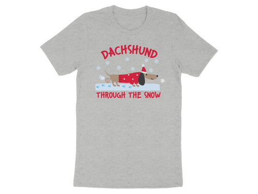 Dachshund Through The Snow Cute Dog Lover Shirt product type