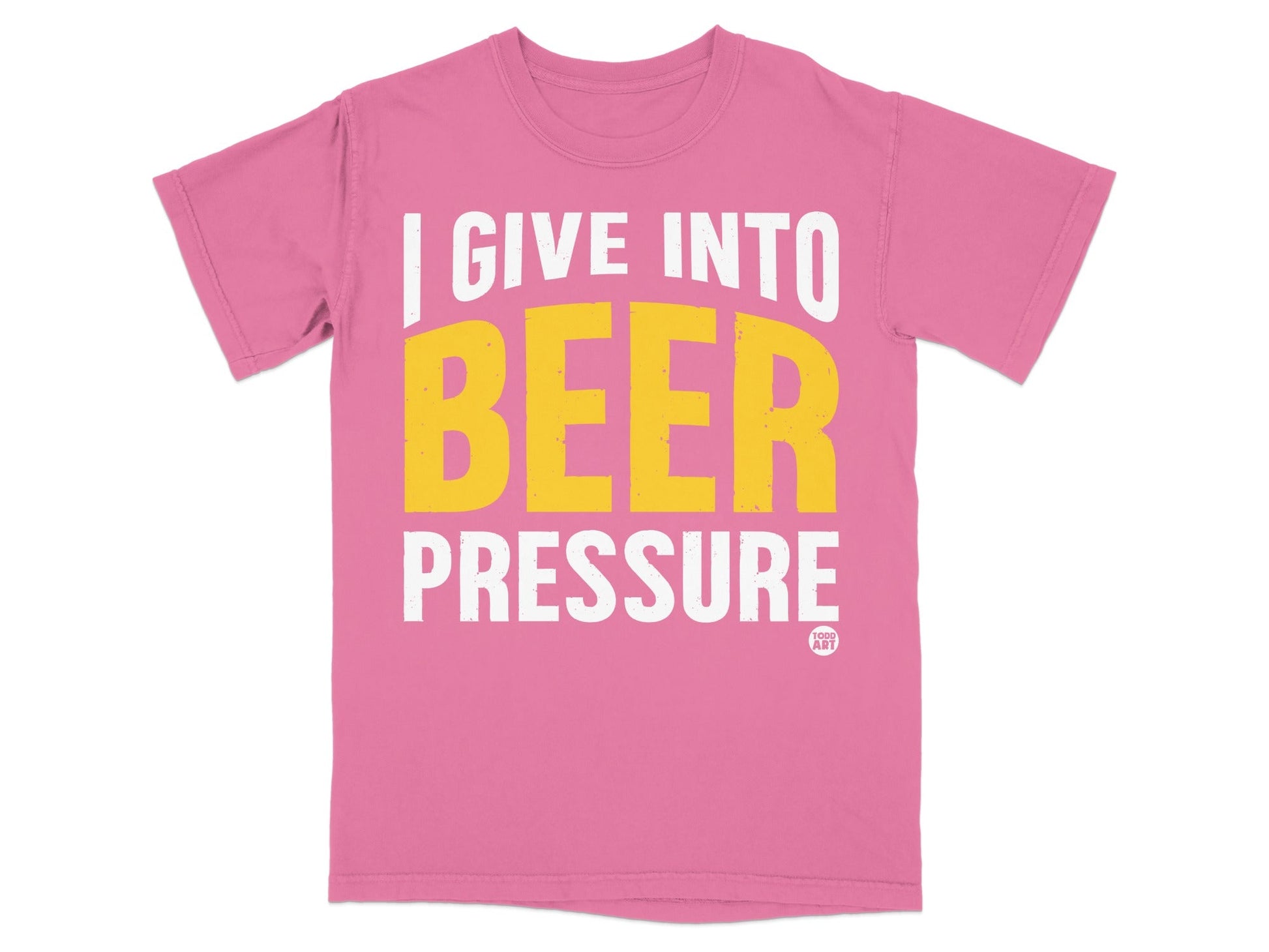 I Give Into Beer Pressure Funny Graphic T-shirt